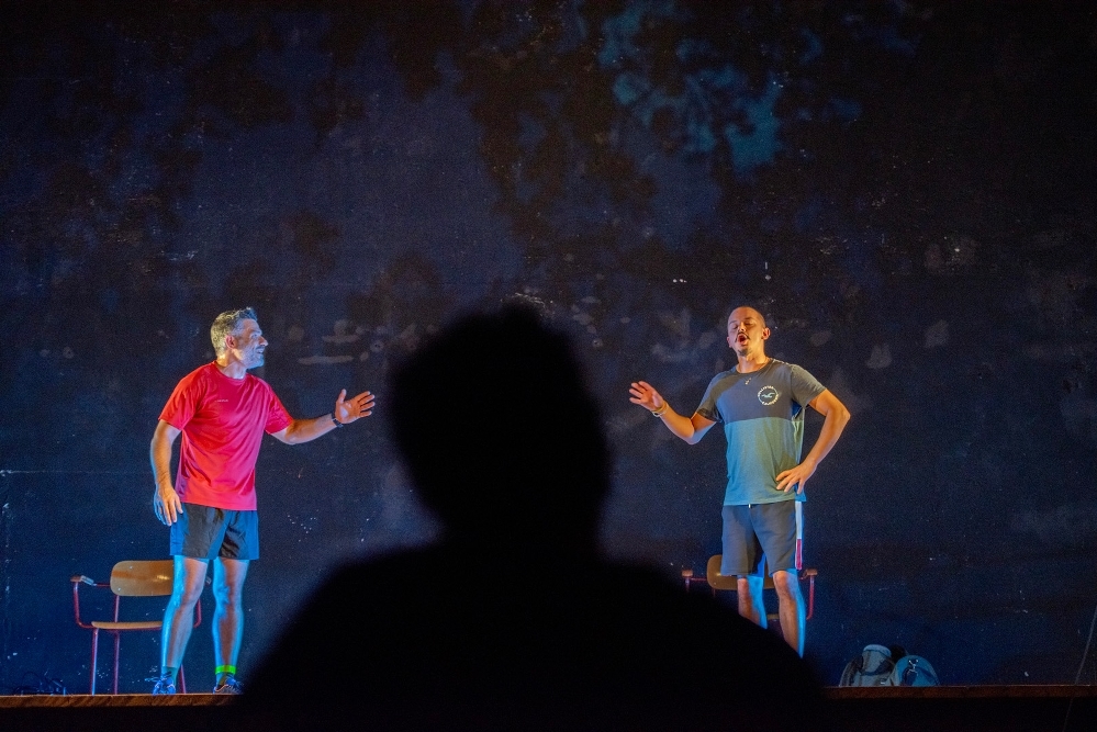 Emanuele Ghitti e Stefano Rossetti in L'ulimto chilometro