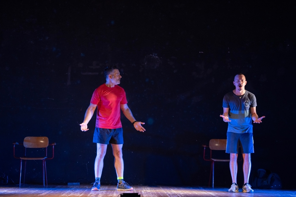 Emanuele Ghitti e Stefano Rossetti in L'ulimto chilometro