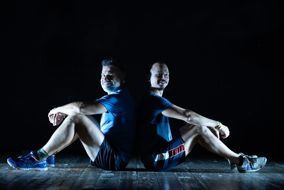 Emanuele Ghitti e Stefano Rossetti in L'ulimto chilometro