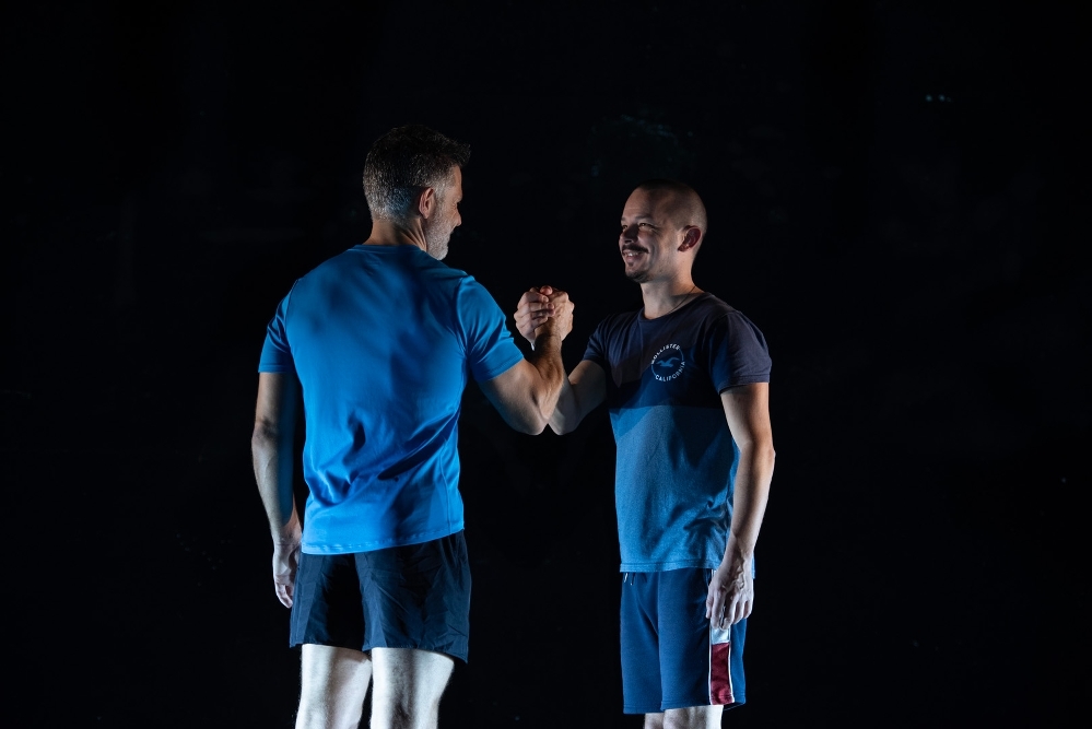 Emanuele Ghitti e Stefano Rossetti in L'ulimto chilometro